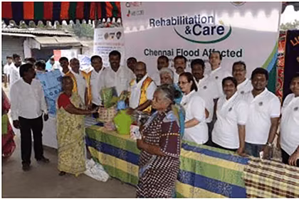 QNET Support Helps 200 Flood Affected Families in Chennai