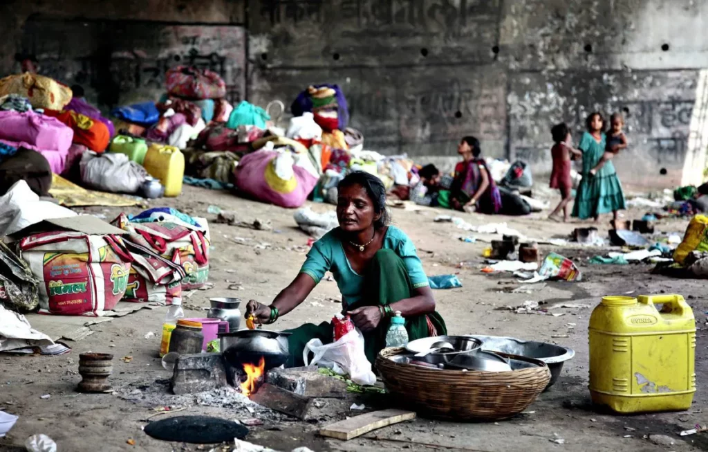 homeless in India