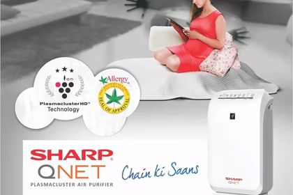 New Ad in Caravan Magazine : SHARP QNET Air Purifier