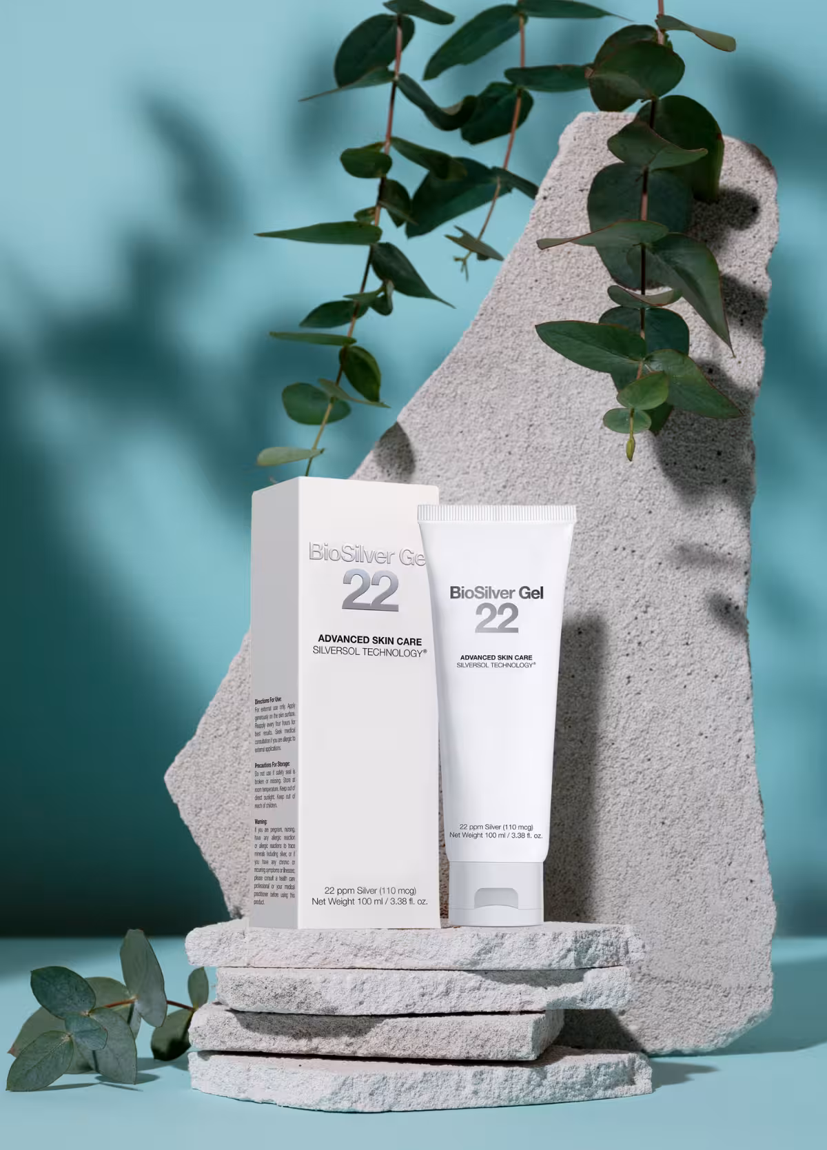 BioSilver antibacterial personal care product with silver technology for hygiene and skin protection