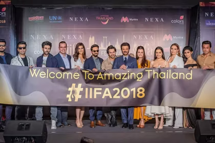 QNET Among The Stars at IIFA 2018