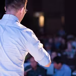A Direct Seller giving speech