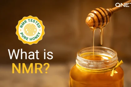 NMR tested honey in a Jar with a dripper