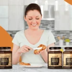 A young lady preparing breakfast featuring Nutriplus Monofloral Honey