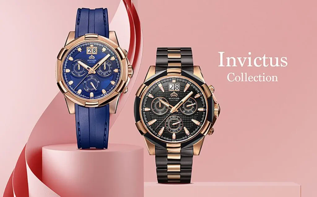 Mugnier Invictus Collection – Mavros and Bleue watches from QNET