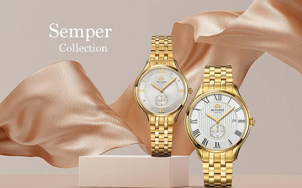 Mugnier Semper Collection – Lumiere and Nemarose watches from QNET