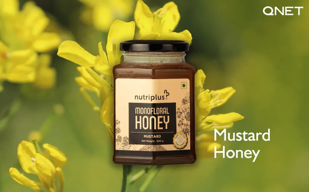 Mustard honey from Nutriplus by QNET India