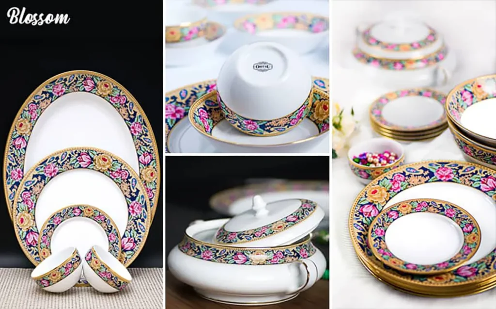 ORITSU luxury dinnerware collection by QNET India – Blossom