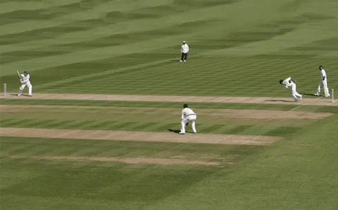 cricket players on practice
