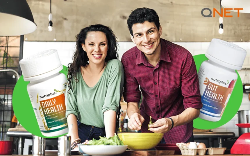 A family with Nutriplus Products