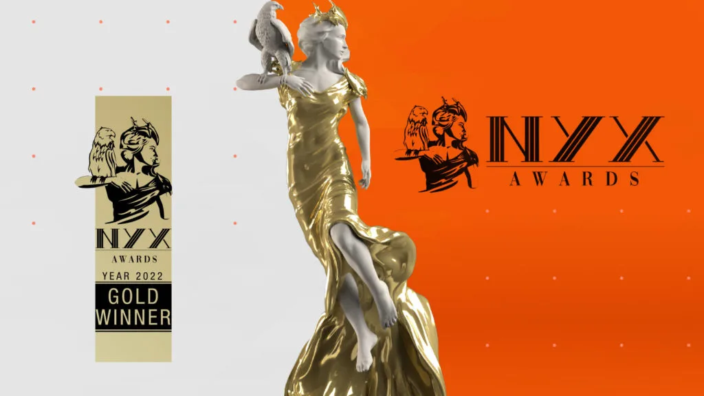 QNET achieves Gold at the 2022 NYX Awards