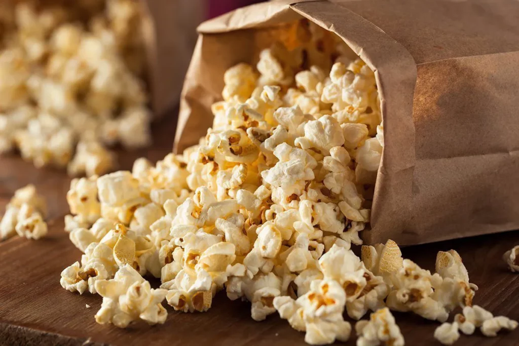 High-fibre foods: Popcorn