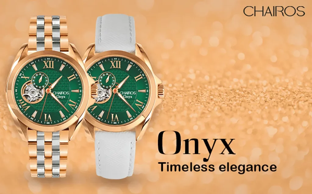 CHAIROS Onyx watch for women by QNET