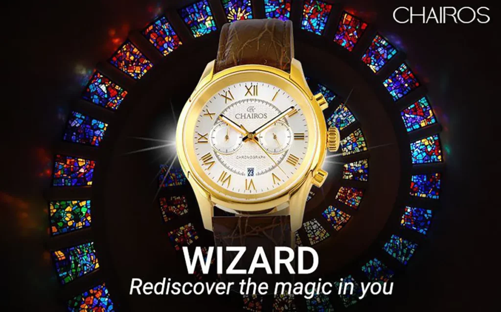 CHAIROS Wizard watch with a creative background