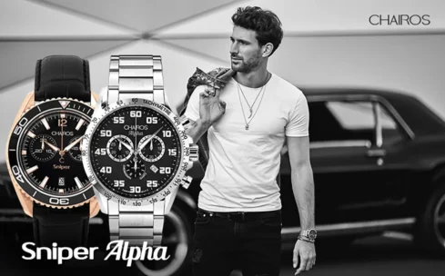 chairos watch with man and car