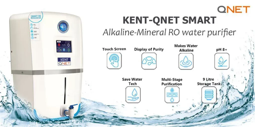 KENT QNET SMART Alkaline-Mineral RO Water Purifier