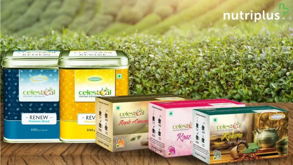 An exotic blend of rose petals, fruits, and other spices with Darjeeling green tea - Nutriplus Celesteal