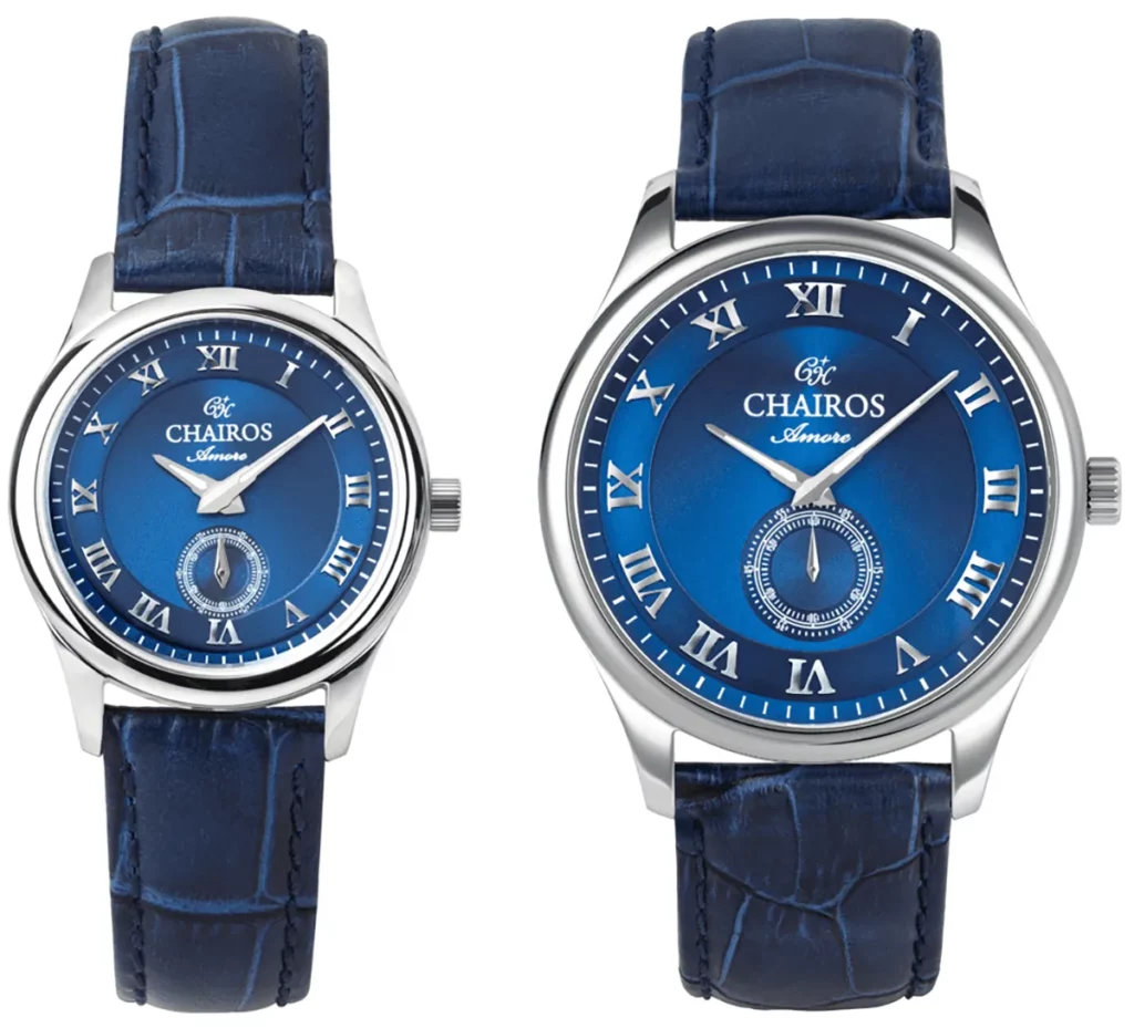 Chairos Amore range of watches for men and women