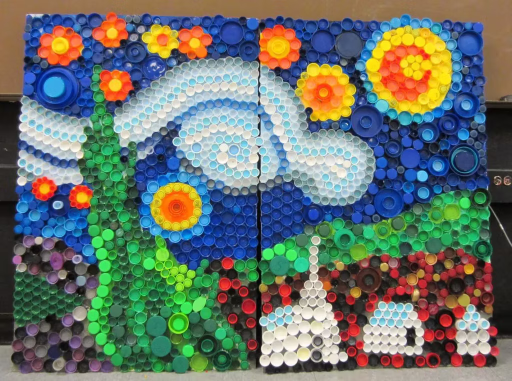 Plastic DIY wall art
