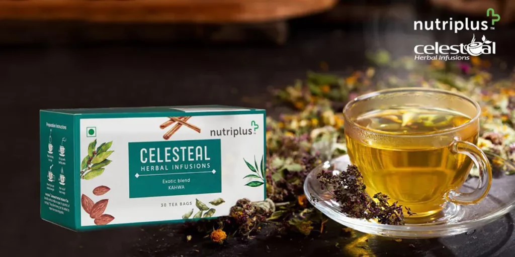 One for the traditional green tea lovers - the Celesteal Kahwa tea infusion, rich with Kashmiri Kahwa and spices such as cardamom, cinnamon, rose petals and bay leaves, is an absolute delight.