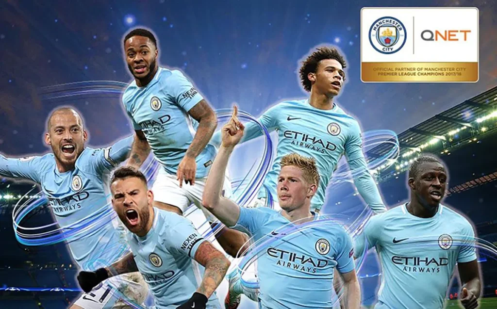 QNET congratulates Manchester City for an incredible season in 2017-2018