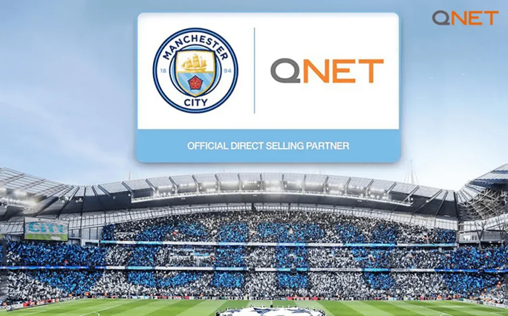 QNET is the Official Direct Selling Partner of Manchester City