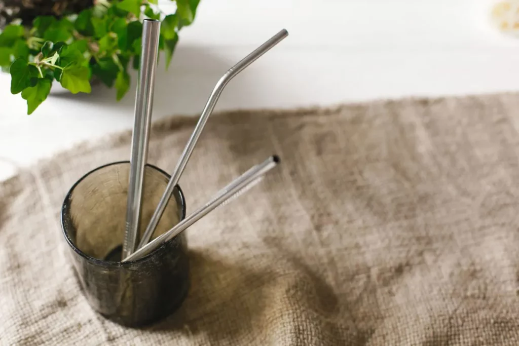 Reusable utensils and straws