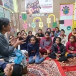 Ms Santhi, RYTHM Foundation meets beneficiaries of 'Safer Cities for Girls'