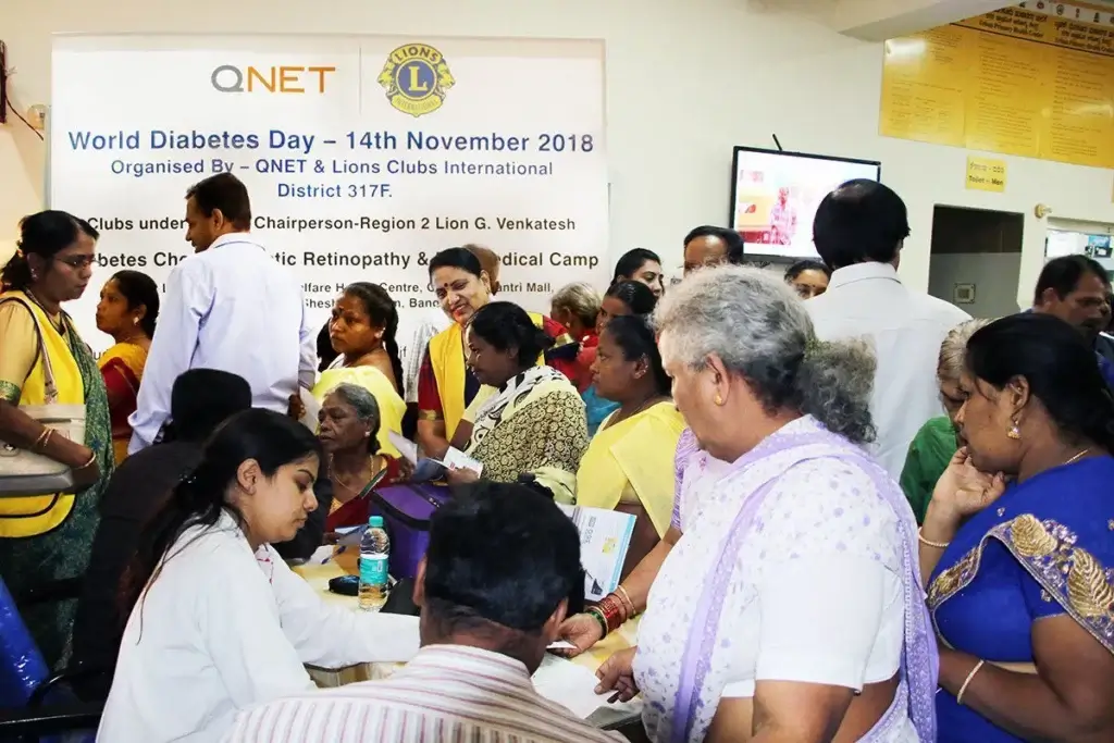 QNET India organised a free Diabetes camp in Bengaluru