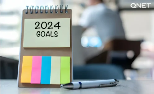 2024 goals sticky notes
