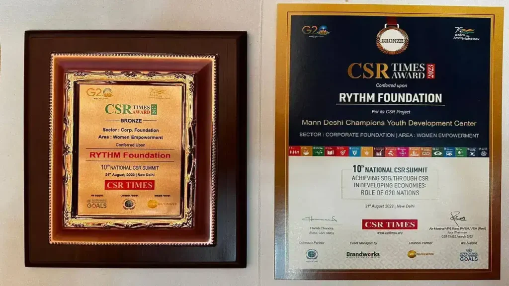 RYTHM - QNET Wins CSR Times Award