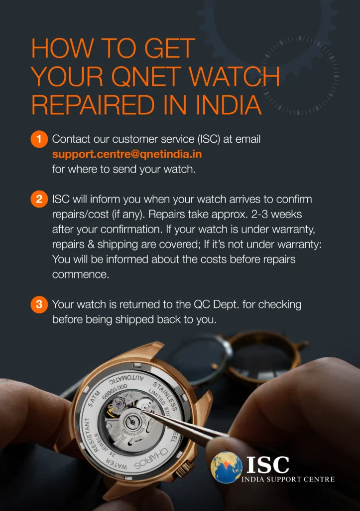 QNET India watch repair