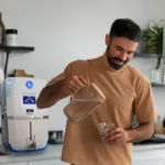 Clean drinking water and effective water purification supporting gut health, digestion, and overall wellbeing
